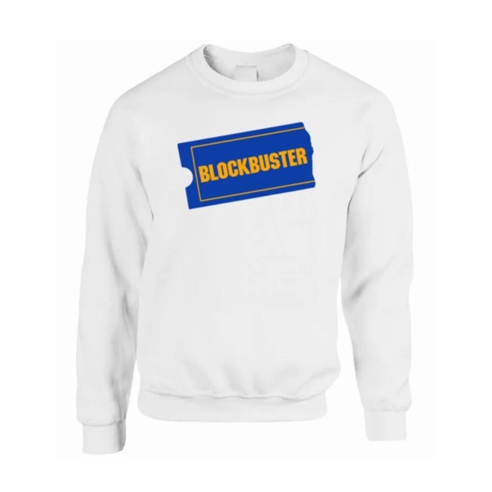 BLOCKBUSTER VIDEO Employee Uniform Sweatshirt Unisex Large